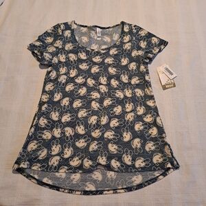Lularoe women's size X Small XS Mickey Mouse classic shirt, hi low New
